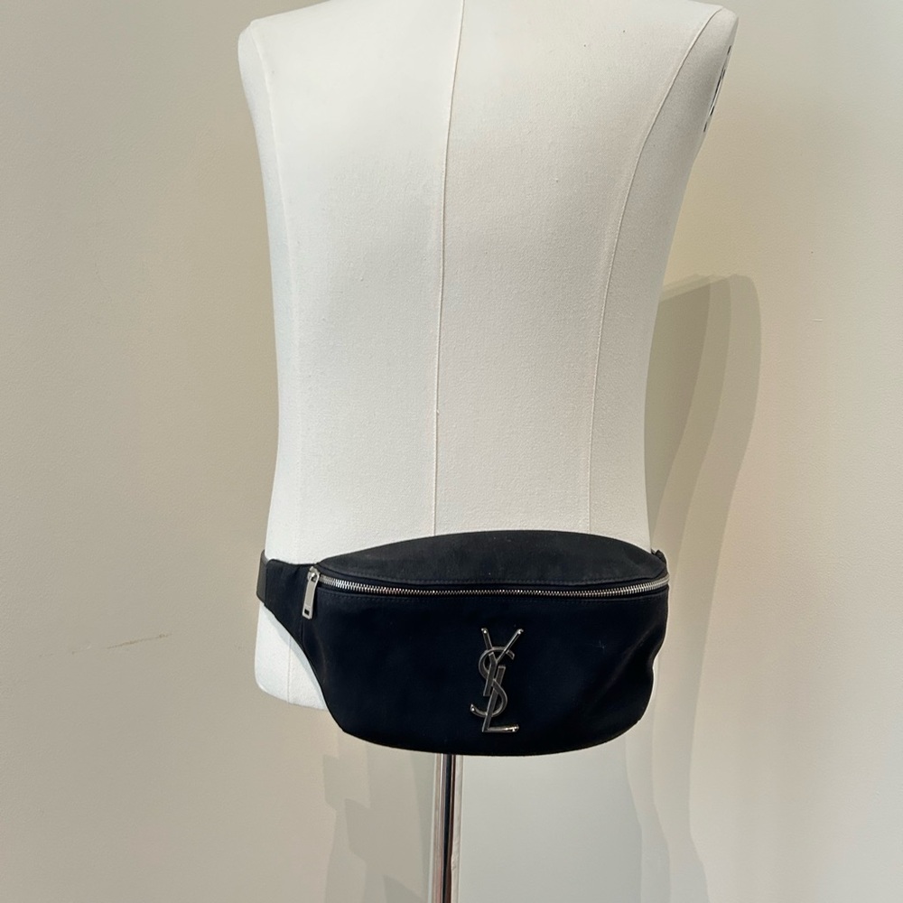 SAINT LAURENT Canvas Waist bag